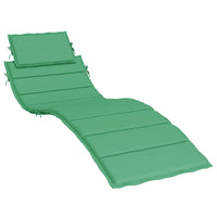 Cuscino per Lettino Prendisole Verde 186x58x3 cm cod mxl 64948