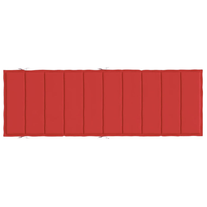 Cuscino per Lettino Prendisole Rosso 186x58x3 cm cod mxl 65317