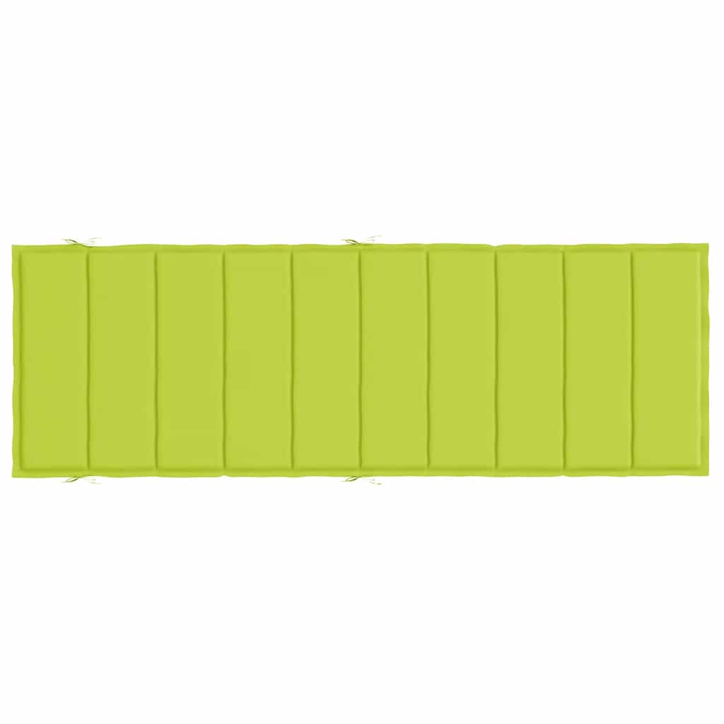 Cuscino per Lettino Prendisole Verde Brillante 186x58x3 cm cod mxl 69077