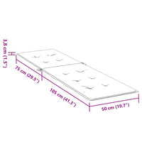 Cuscino per Sdraio Grigio (75+105)x50x4 cm 314174