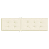 Cuscino per Sdraio Crema (75+105)x50x4 cm 314175