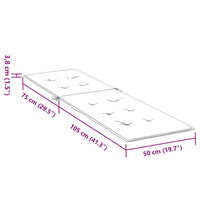 Cuscino per Sdraio Crema (75+105)x50x3m cod mxl 59470
