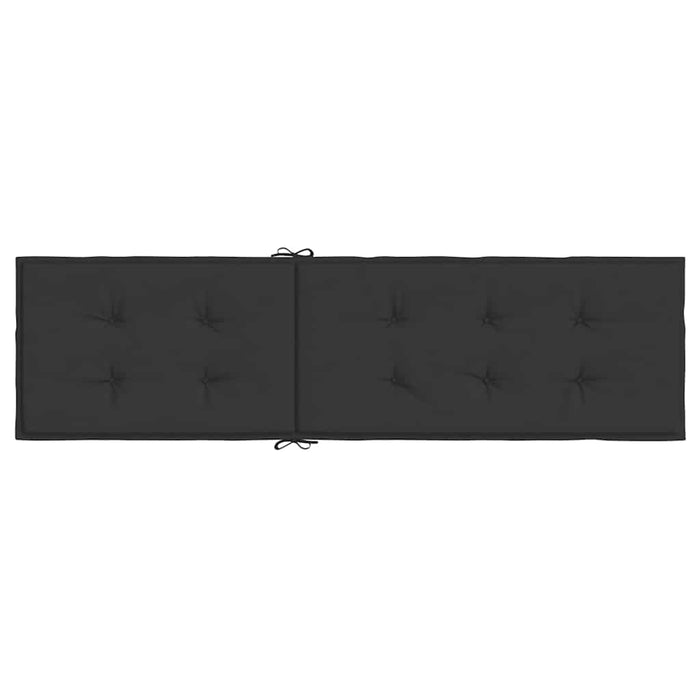 Cuscino per Sdraio Nero (75+105)x50x3 cm cod mxl 64851