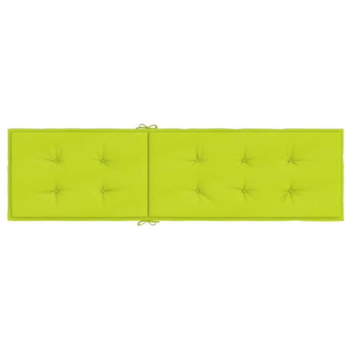 Cuscino per Sdraio Verde Brillante (75+105)x50x3 cm cod mxl 54805