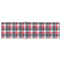 Cuscino per Sdraio Rosso a Quadri (75+105)x50x4 cm 314186