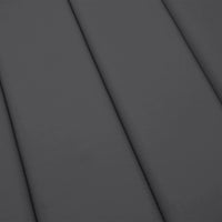 Cuscino per Lettino Antracite 200x50x3 cm in Tessuto Oxford