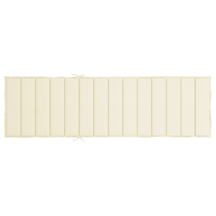 Cuscino per Lettino Prendisole Crema 200x50x3 cm in Tessuto cod mxl 53253