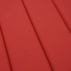Cuscino per Lettino Rosso 200x60x3 cm in Tessuto Oxford 314209