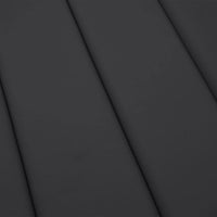 Cuscino per Lettino Nero 200x60x3 cm in Tessuto Oxford