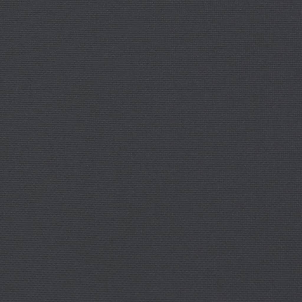 Cuscino per Lettino Nero 200x60x3 cm in Tessuto Oxford 314210