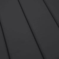 Cuscino per Lettino Nero 200x70x3 cm in Tessuto Oxford 314225