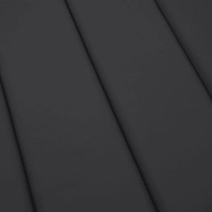 Cuscino per Lettino Nero 200x70x3 cm in Tessuto Oxford 314225