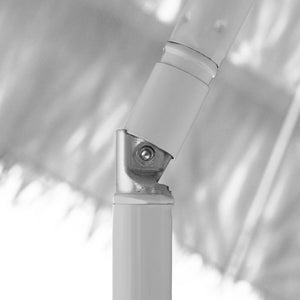 Ombrellone da Spiaggia Hawaii Bianco 180 cm 314700
