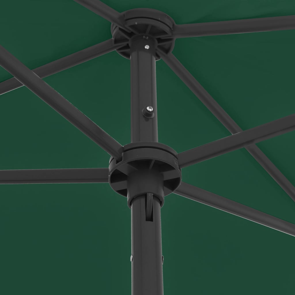 Ombrellone da Spiaggia Verde 180x120 cm  cod mxl 19665