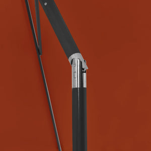 Ombrellone da spiaggia 180 x 120 cm arancione 02_0008407