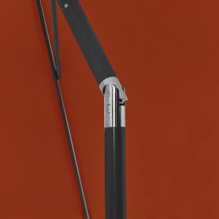 Ombrellone da spiaggia 180 x 120 cm arancione 02_0008407