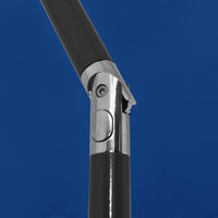 Ombrellone da Spiaggia Azzurro 200x125 cm 314734