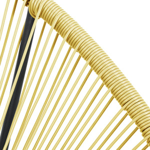 Sedia Acapulco per Giardino in Polyattan Beige 313140