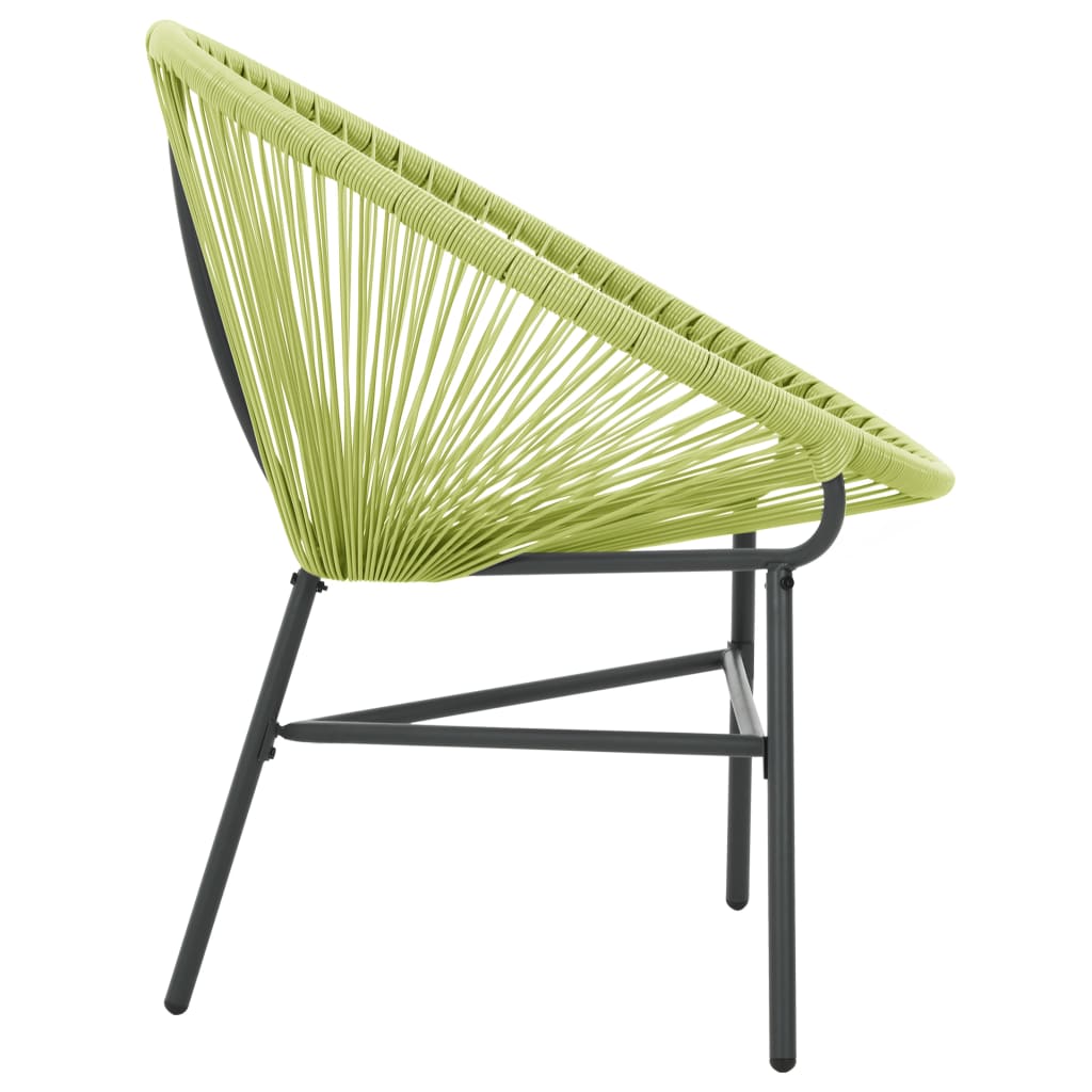 Sedia Acapulco da Giardino in Polyattan Verde cod mxl 22849