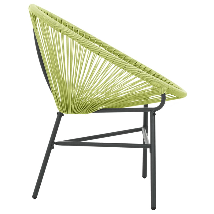 Sedia Acapulco da Giardino in Polyattan Verde cod mxl 22849