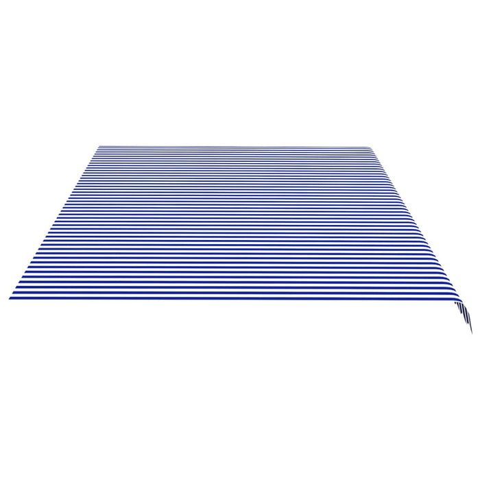 Tessuto di Ricambio per Tenda da Sole Blu e Bianco 6x3,5 m 311924