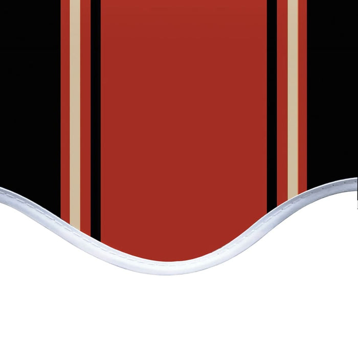 Tessuto di Ricambio Tenda da Sole Arancione e Marrone 4x3,5 m 311958