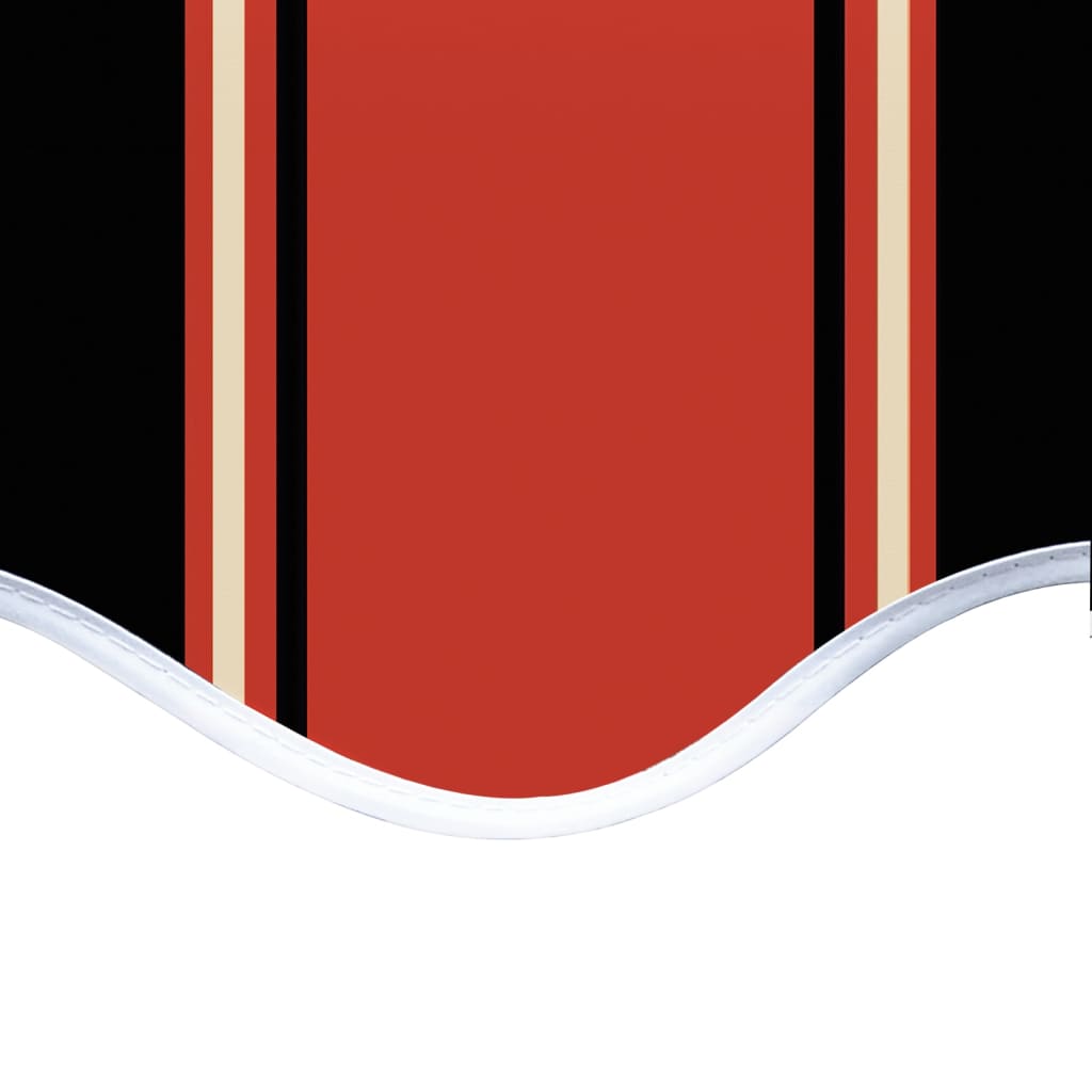 Tessuto di Ricambio Tenda da Sole Arancione e Marrone 5x3,5 m 311962