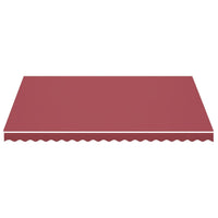 Tessuto di Ricambio per Tenda da Sole Rosso Borgogna 4,5x3,5 m cod mxl 54769