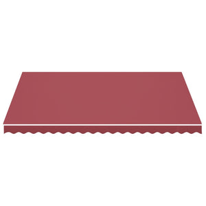 Tessuto di Ricambio per Tenda da Sole Rosso Borgogna 4,5x3,5 m cod mxl 54769