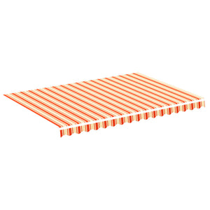Tessuto Ricambio per Tenda da Sole Giallo e Arancio 3,5x2,5 m 312016