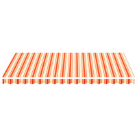 Tessuto di Ricambio per Tenda da Sole Giallo e Arancio 3x2,5 m cod mxl 68321