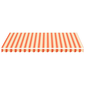 Tessuto di Ricambio per Tenda da Sole Giallo e Arancio 3x2,5 m cod mxl 68321
