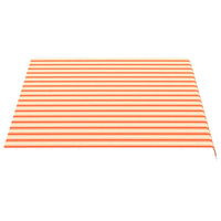 Tessuto di Ricambio per Tenda da Sole Giallo e Arancio 3x2,5 m cod mxl 68321
