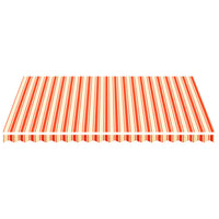 Tessuto di Ricambio per Tenda da Sole Giallo e Arancio 4,5x3,5m 312020