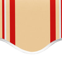 Tessuto di Ricambio per Tenda da Sole Giallo e Arancio 5x3,5 m 312022