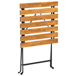 Tavolo da Bistrot 55x54x71 cm in Legno Massello di Acacia 313158