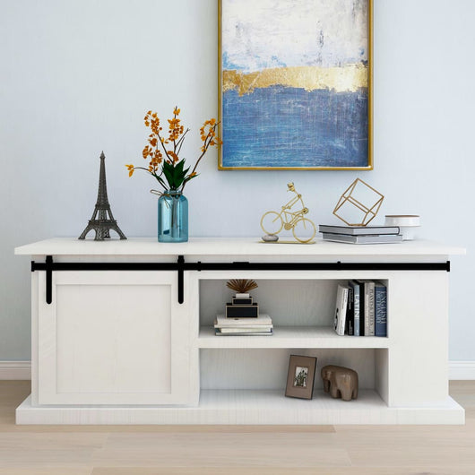 Kit Mini Anta Scorrevole Armadio in Acciaio al Carbonio 183 cm