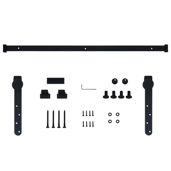 Kit Mini Anta Scorrevole Armadio in Acciaio al Carbonio 122 cm 148016