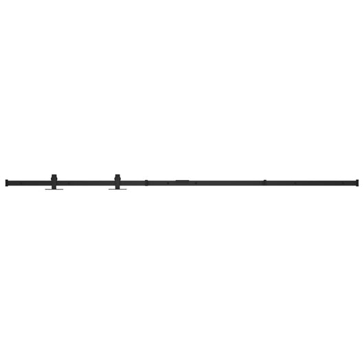 Kit Mini Porta Scorrevole Stalla in Acciaio al Carbonio 200 cm cod mxl 68361