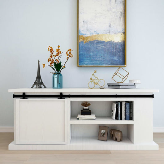 Kit Mini Anta Scorrevole Armadio in Acciaio al Carbonio 200 cm 148018