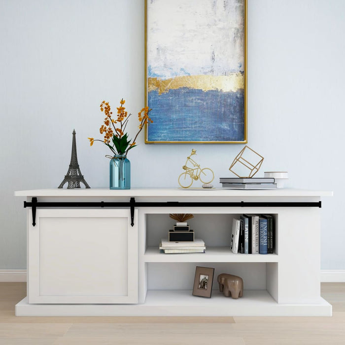 Kit Mini Anta Scorrevole Armadio in Acciaio al Carbonio 183 cm 148021