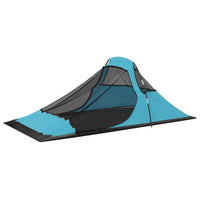 Tenda da Campeggio 317x240x100 cm Blu 93072