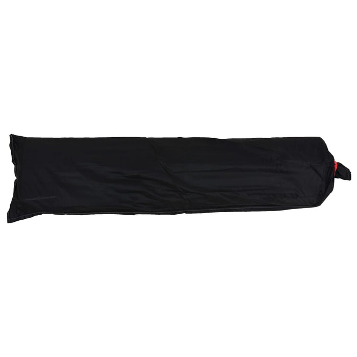 Tenda Feste con LED e 4 Pareti 3,6x3,6x2,3 m Grigio e Arancione 93077