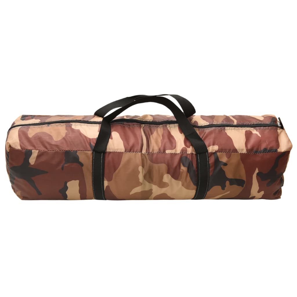 Tenda per Feste con LED e 4 Pareti 3,6x3,6x2,3 m Mimetica 93078