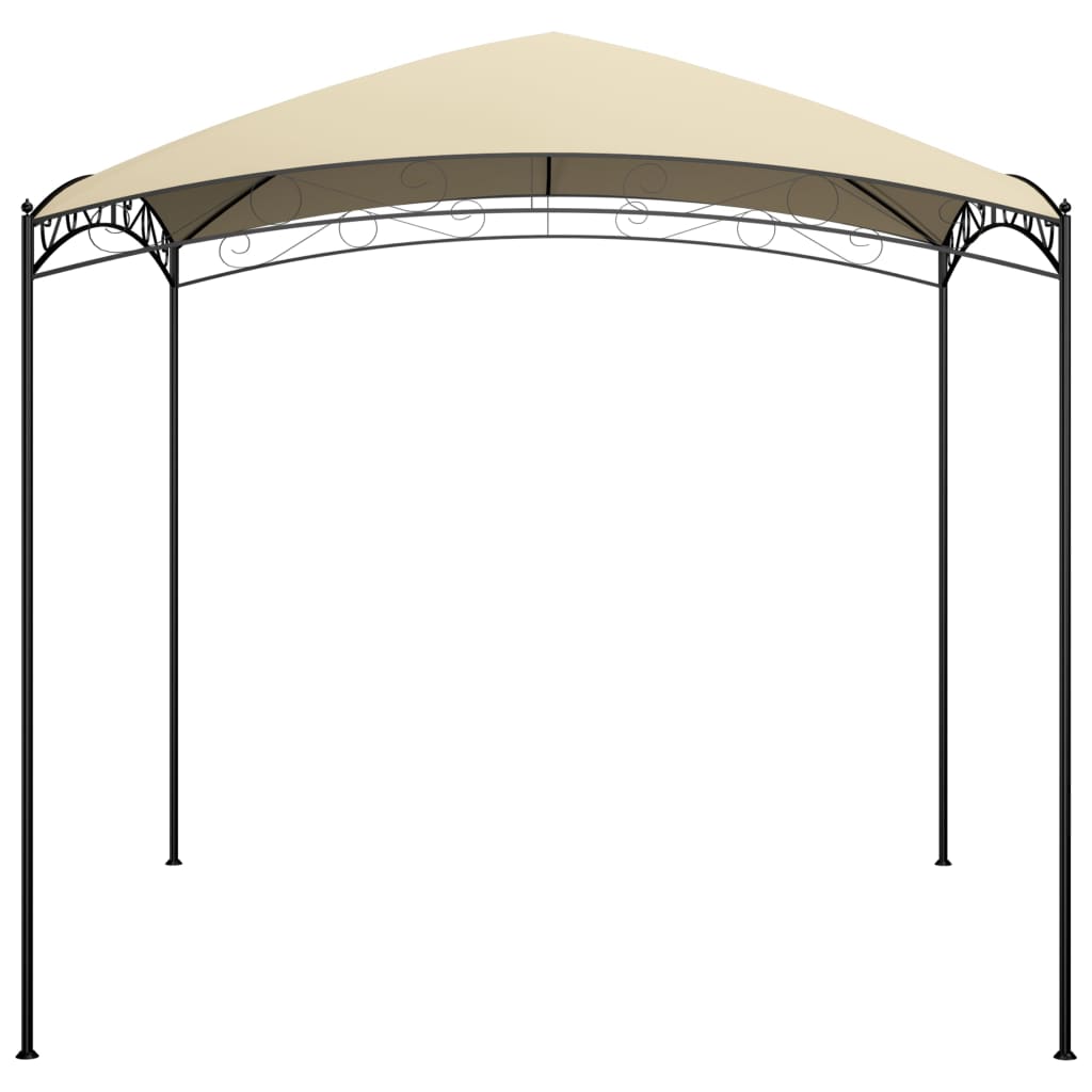 Gazebo 3x3x2,65 m Crema 180 g/mÂ²