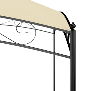 Gazebo 3x3x2,65 m Crema 180 g/mÂ²