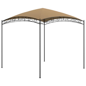 Gazebo 3x3x2,65 m Grigio Talpa 180 g/mÂ²