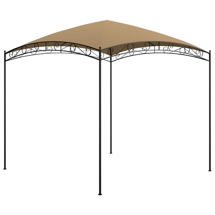 Gazebo 3x3x2,65 m Grigio Talpa 180 g/mÂ²
