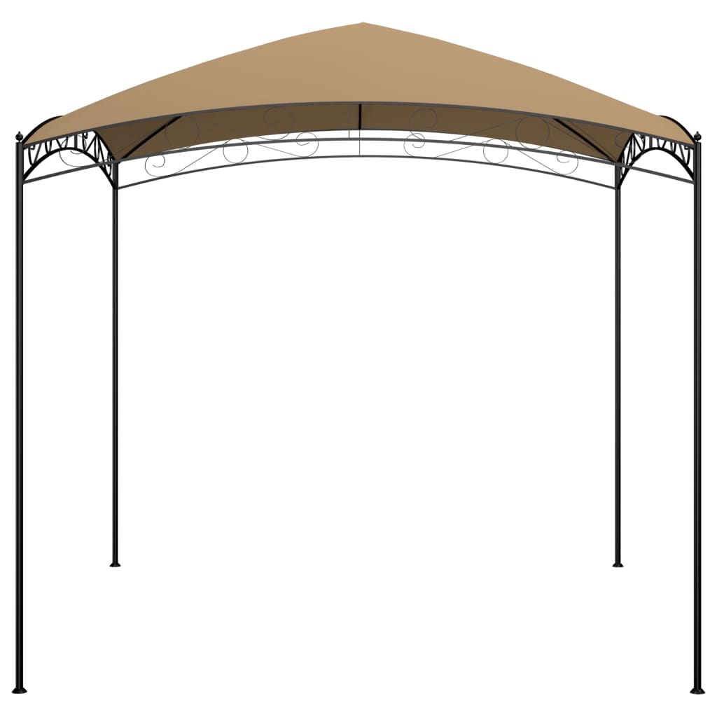 Gazebo 3x3x2,65 m Grigio Talpa 180 g/mÂ²