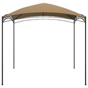 Gazebo 3x3x2,65 m Grigio Talpa 180 g/mÂ²